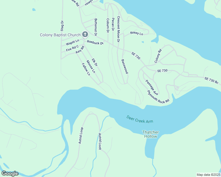 map of restaurants, bars, coffee shops, grocery stores, and more near Elk Drive in Edwards