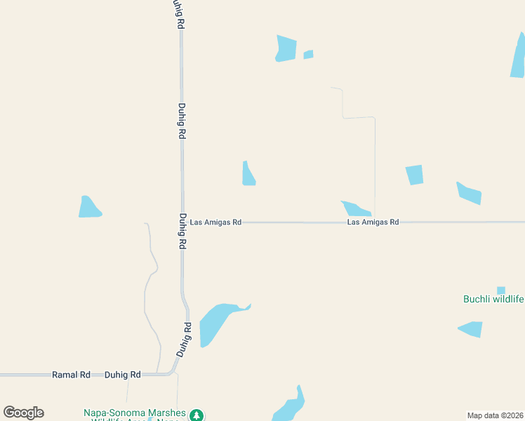 map of restaurants, bars, coffee shops, grocery stores, and more near 2750 Las Amigas Road in Napa