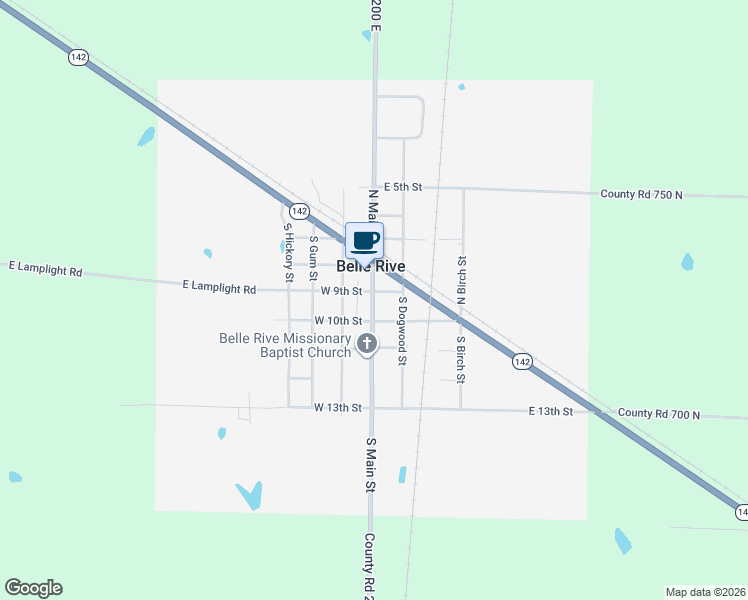 map of restaurants, bars, coffee shops, grocery stores, and more near 100-198 East 9th Street in Belle Rive
