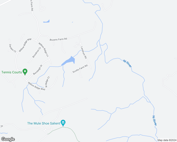 map of restaurants, bars, coffee shops, grocery stores, and more near 10000 Landrum Road in Spotsylvania