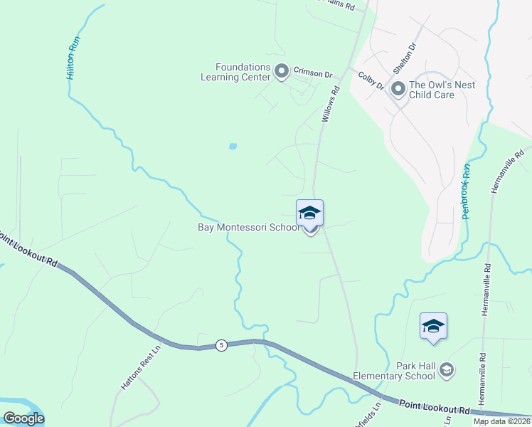 map of restaurants, bars, coffee shops, grocery stores, and more near 46650 Breannes Lane in Lexington Park