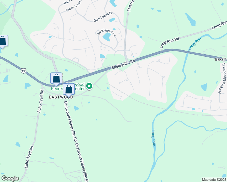 map of restaurants, bars, coffee shops, grocery stores, and more near 234 Maple Valley Road in Louisville