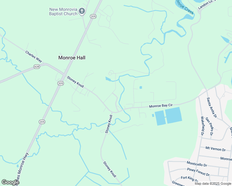 map of restaurants, bars, coffee shops, grocery stores, and more near 2286 Stoney Knoll in Colonial Beach