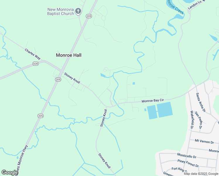 map of restaurants, bars, coffee shops, grocery stores, and more near 2286 Stoney Knoll in Colonial Beach