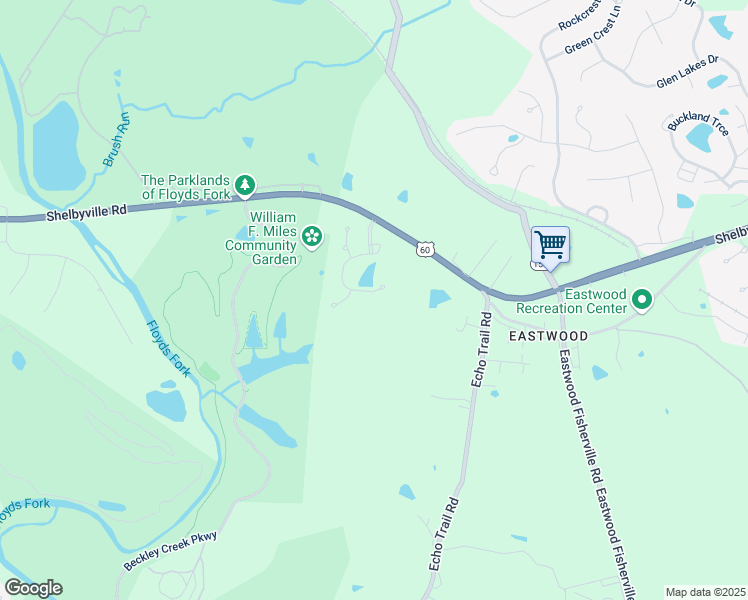 map of restaurants, bars, coffee shops, grocery stores, and more near 200 Waterstone Way in Louisville