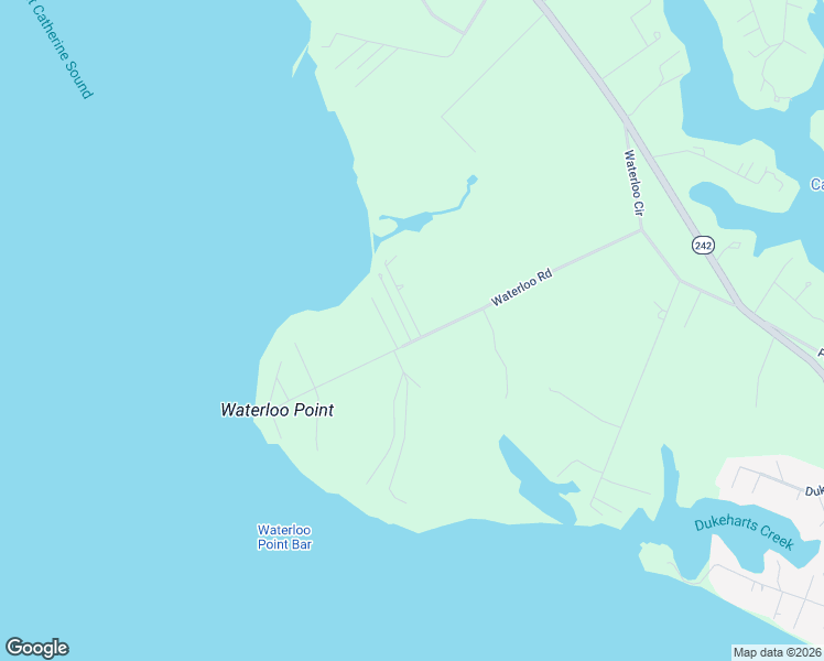 map of restaurants, bars, coffee shops, grocery stores, and more near 37700 Waterloo Road in Coltons Point