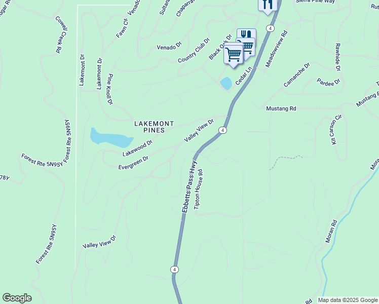 map of restaurants, bars, coffee shops, grocery stores, and more near 2795 Mc Kenzie Avenue in Arnold