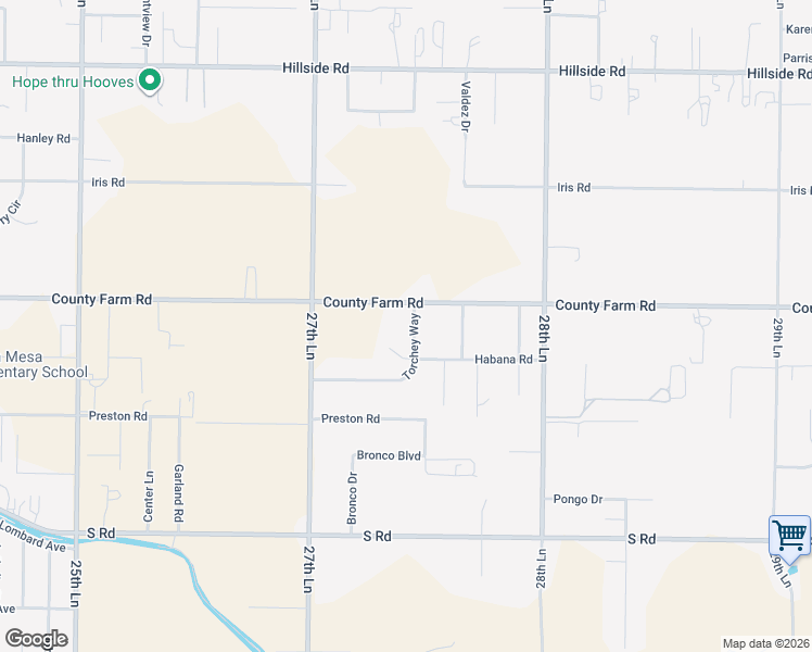 map of restaurants, bars, coffee shops, grocery stores, and more near 1417 Torchey Way in Pueblo