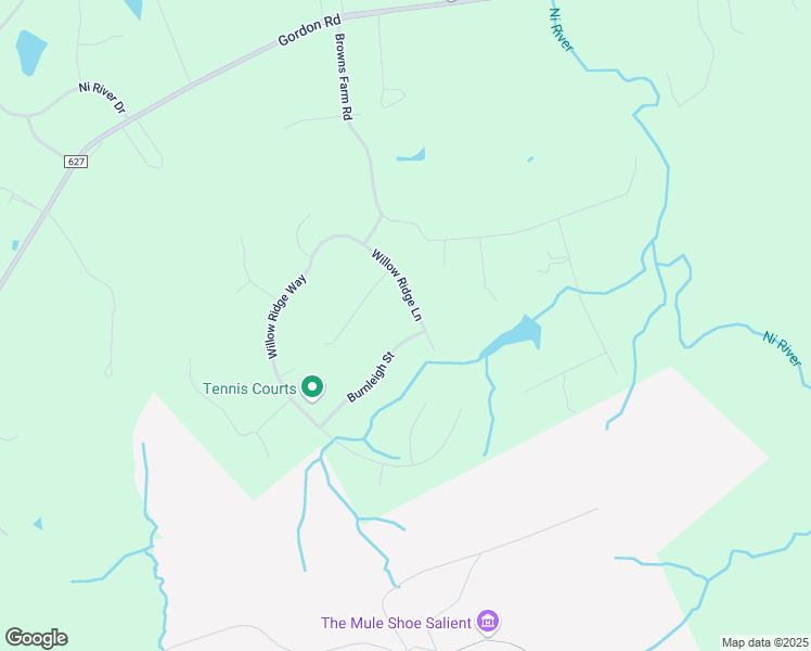 map of restaurants, bars, coffee shops, grocery stores, and more near 7701 Burnleigh Street in Spotsylvania