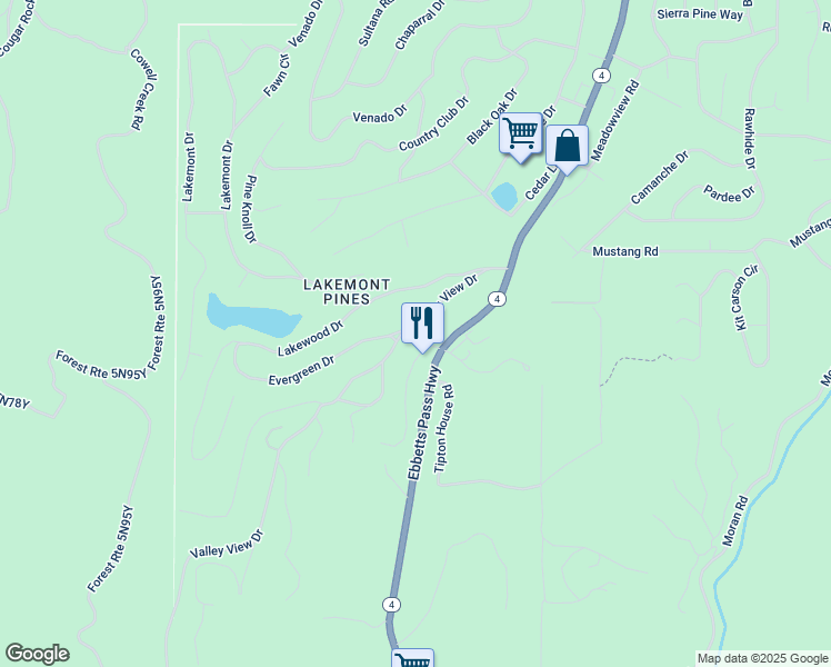 map of restaurants, bars, coffee shops, grocery stores, and more near 2718 Mc Kenzie Avenue in Arnold