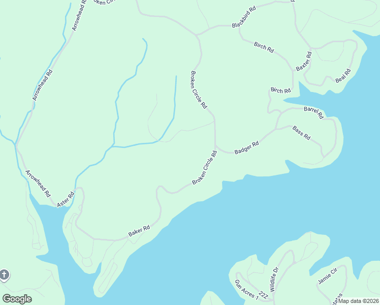 map of restaurants, bars, coffee shops, grocery stores, and more near Brocken Circle Road in Stover