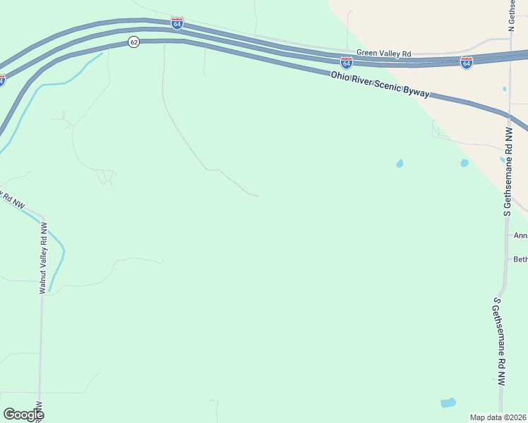 map of restaurants, bars, coffee shops, grocery stores, and more near Unnamed Road in DEPAUW