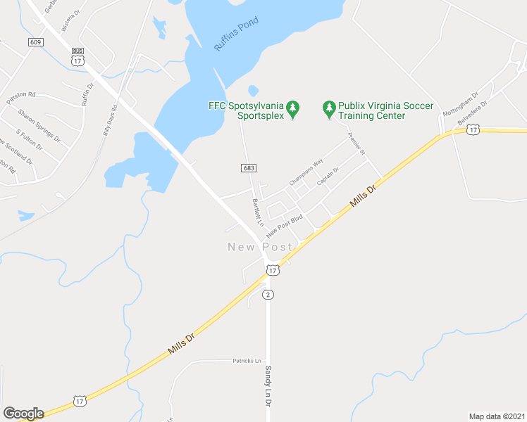 map of restaurants, bars, coffee shops, grocery stores, and more near 2021 Liberty Loop in Fredericksburg