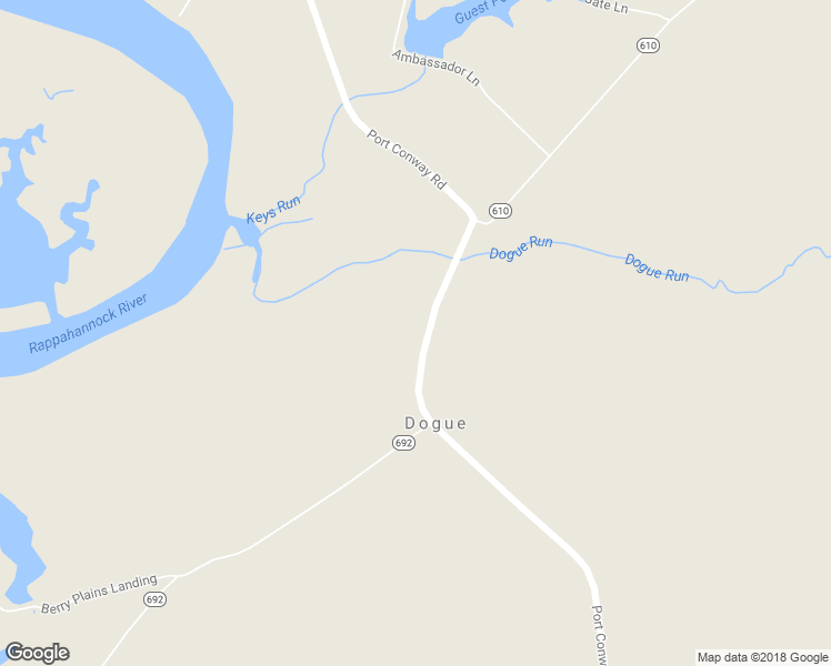 map of restaurants, bars, coffee shops, grocery stores, and more near 13148 Port Conway Road in King George