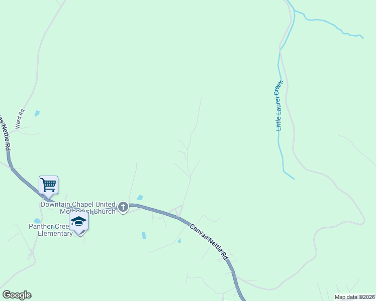 map of restaurants, bars, coffee shops, grocery stores, and more near 297 Johnson Road in Nettie