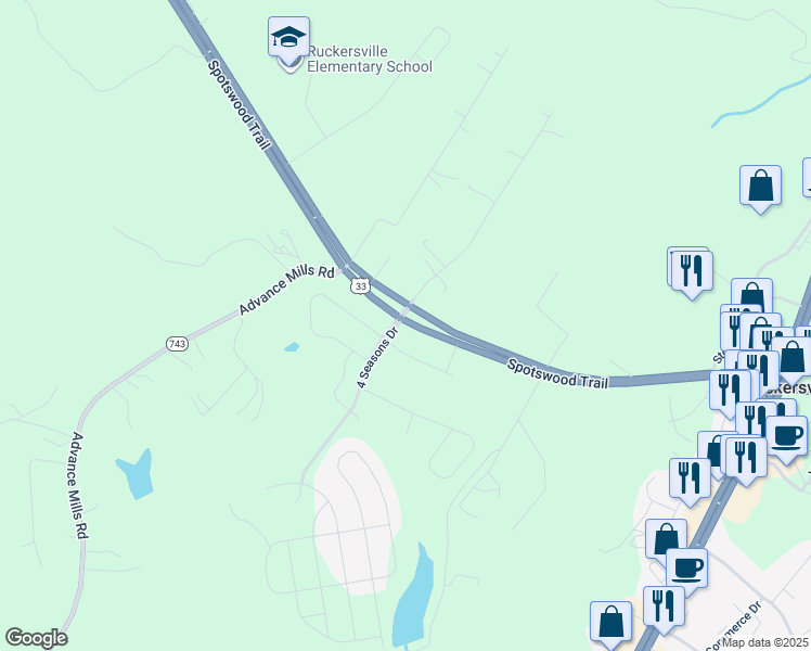 14112 Spotswood Ridge Drive, Ruckersville VA Walk Score