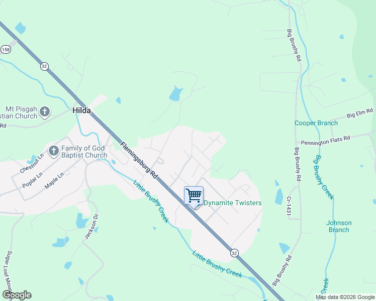 map of restaurants, bars, coffee shops, grocery stores, and more near 99 Lake Pointe Drive in Morehead