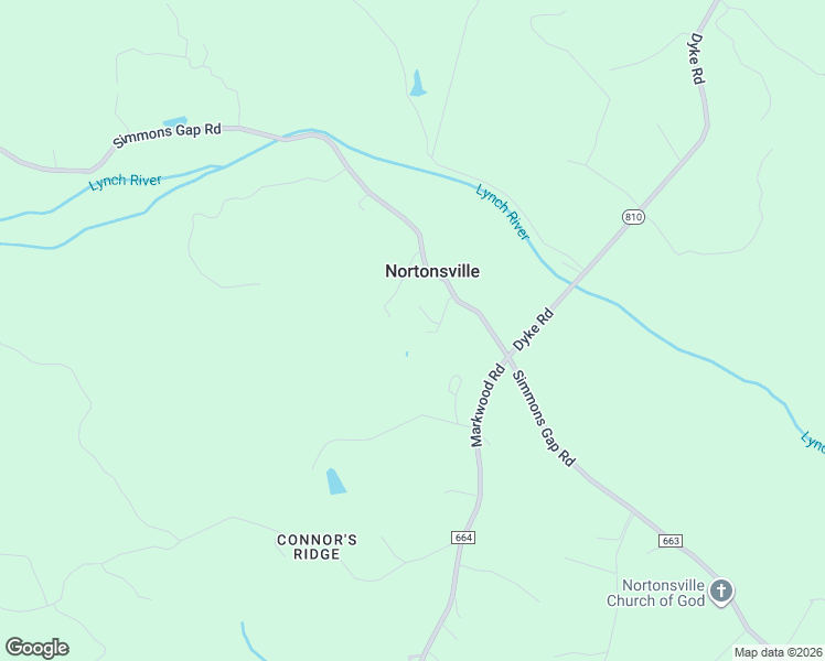 map of restaurants, bars, coffee shops, grocery stores, and more near 7250 Hatfield Acres Ln in Dyke