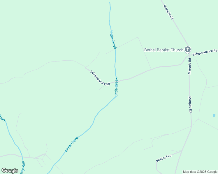 map of restaurants, bars, coffee shops, grocery stores, and more near 23066 Independence Road in Unionville