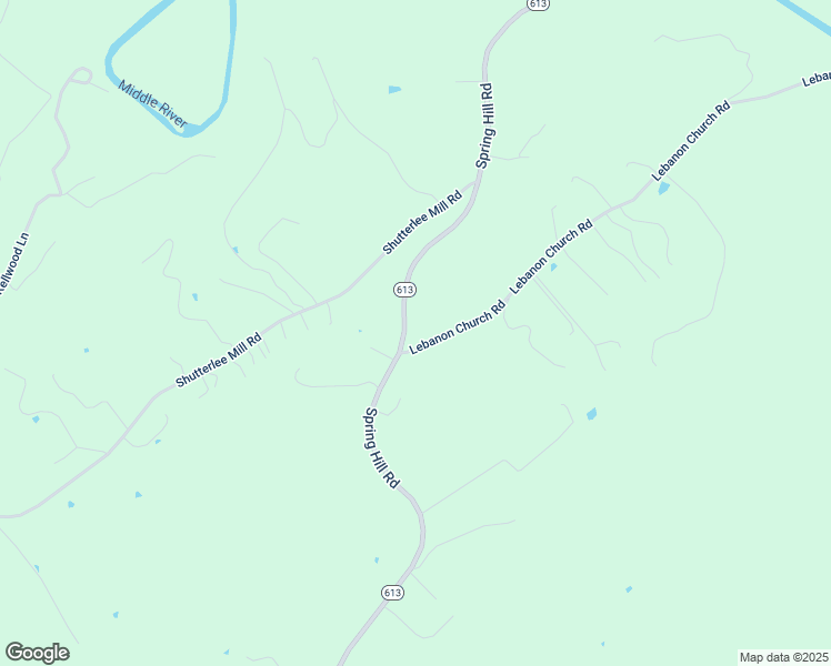 map of restaurants, bars, coffee shops, grocery stores, and more near 36 Lebanon Church Road in Staunton