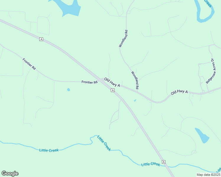 map of restaurants, bars, coffee shops, grocery stores, and more near 3168 Old Highway A in Festus
