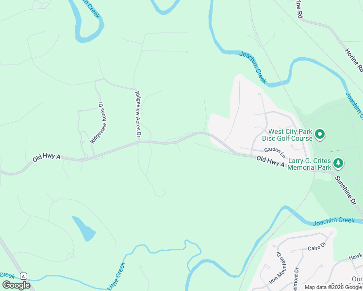 map of restaurants, bars, coffee shops, grocery stores, and more near 2518 Old State Highway A in Festus