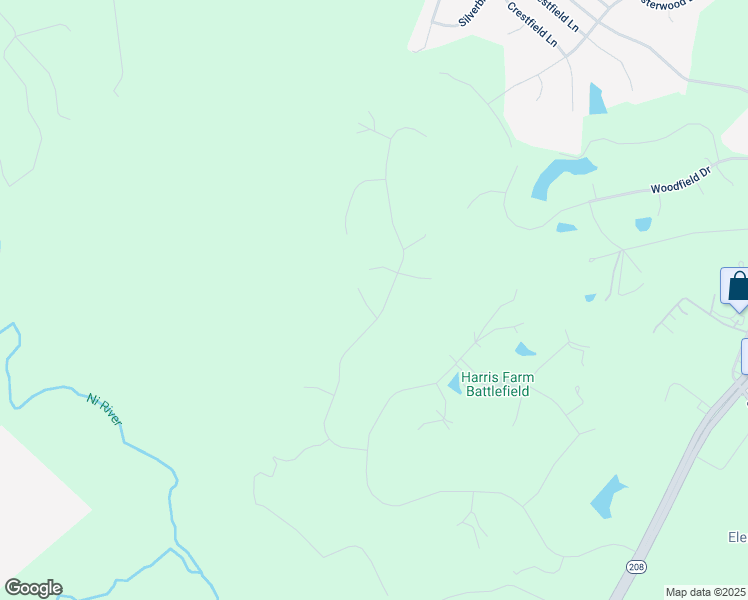 map of restaurants, bars, coffee shops, grocery stores, and more near 7101 Ashley Court in Spotsylvania