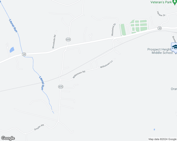 map of restaurants, bars, coffee shops, grocery stores, and more near 13599 Willistown Lane in Orange