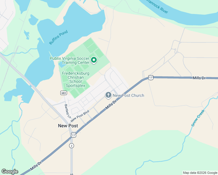 map of restaurants, bars, coffee shops, grocery stores, and more near 1900 Captain Drive in Fredericksburg