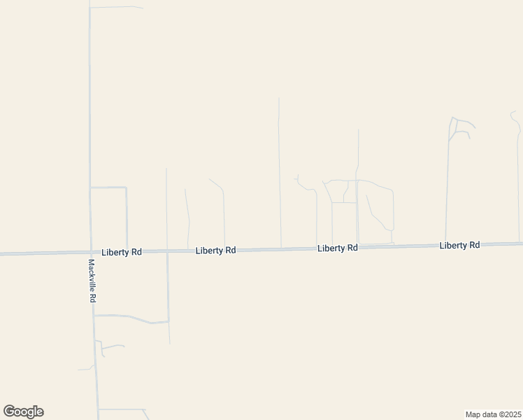 map of restaurants, bars, coffee shops, grocery stores, and more near 19611 Liberty Road in Clements