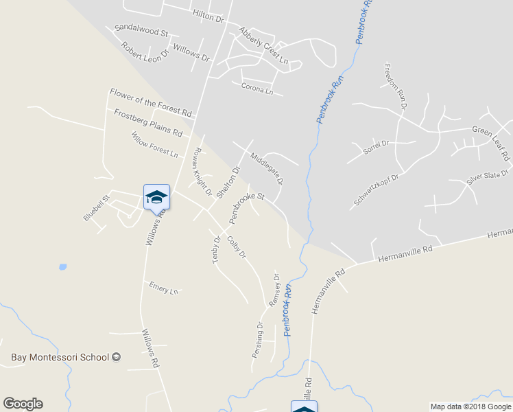 map of restaurants, bars, coffee shops, grocery stores, and more near 20812 Rosslare Court in Lexington Park