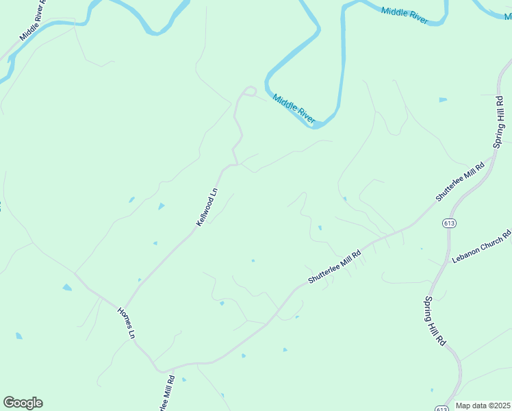 map of restaurants, bars, coffee shops, grocery stores, and more near 169 Kellwood Lane in Staunton