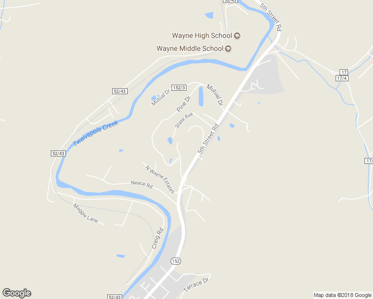 map of restaurants, bars, coffee shops, grocery stores, and more near 112 Hideaway Drive in Wayne