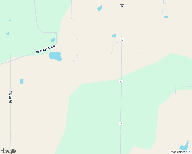 map of restaurants, bars, coffee shops, grocery stores, and more near 1235 County Highway 12 in Marissa