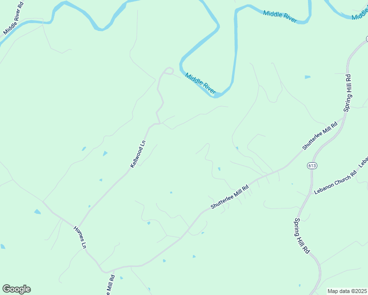 map of restaurants, bars, coffee shops, grocery stores, and more near Kellwood Lane in Augusta County