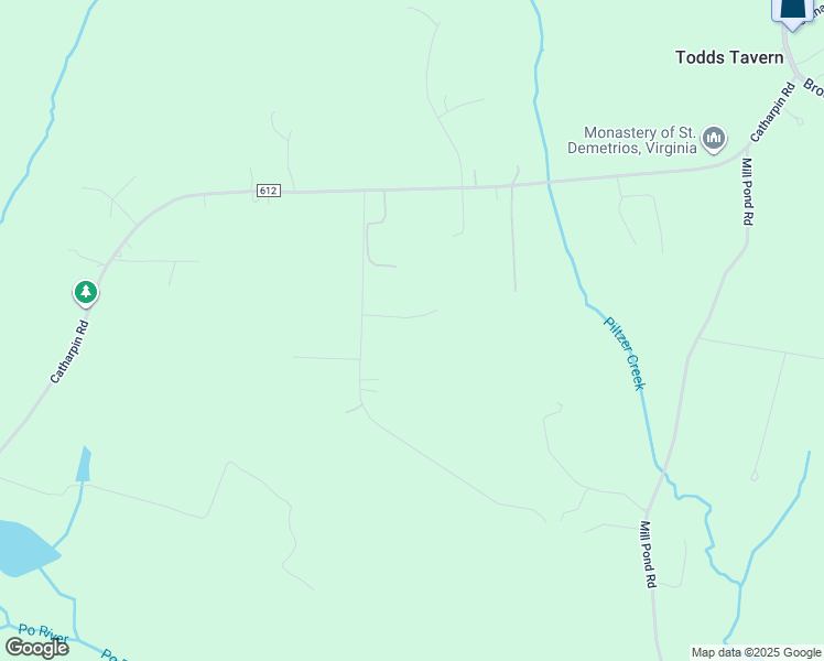 map of restaurants, bars, coffee shops, grocery stores, and more near 10012 Payne Circle in Spotsylvania Courthouse