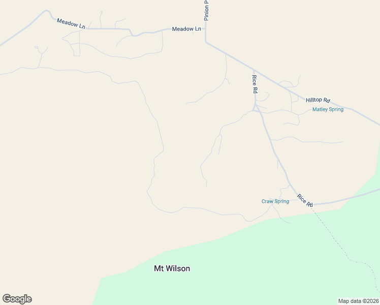 map of restaurants, bars, coffee shops, grocery stores, and more near Lomprey Lane in Mount Wilson