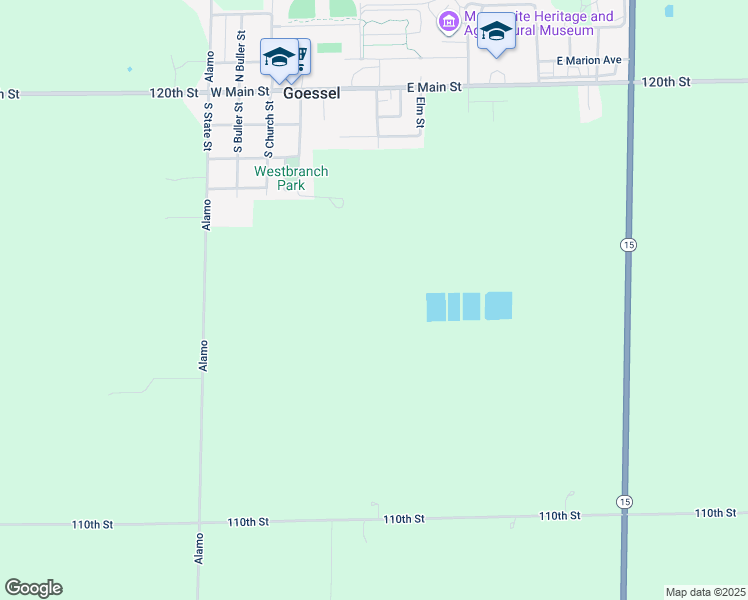 map of restaurants, bars, coffee shops, grocery stores, and more near in Goessel