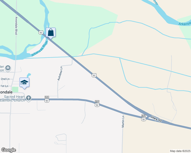 map of restaurants, bars, coffee shops, grocery stores, and more near 49666 U.S. 50 in Boone