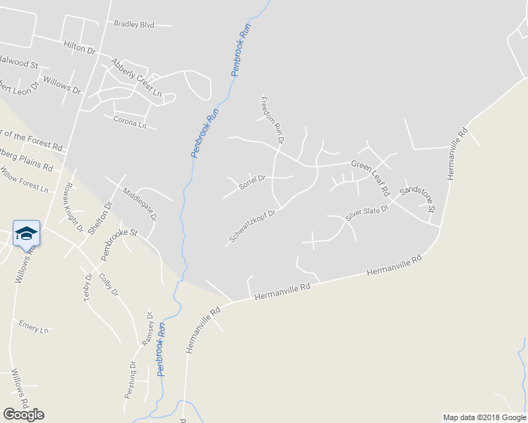 map of restaurants, bars, coffee shops, grocery stores, and more near 47186 Schwartzkopf Drive in Lexington Park