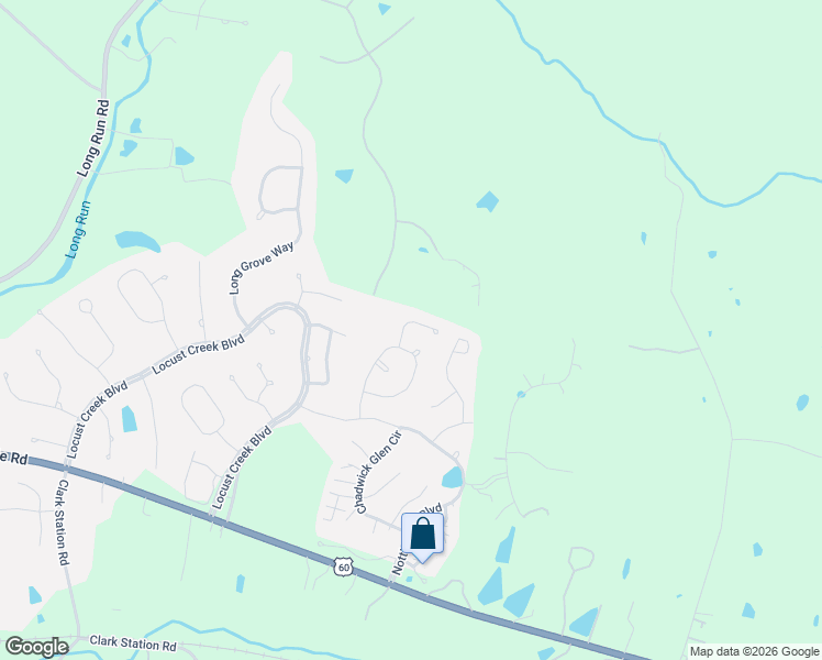 map of restaurants, bars, coffee shops, grocery stores, and more near 517 Standwick Way in Louisville