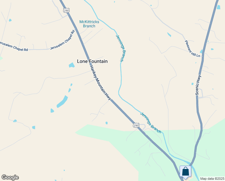map of restaurants, bars, coffee shops, grocery stores, and more near 343 Hankey Mountain Highway in Churchville
