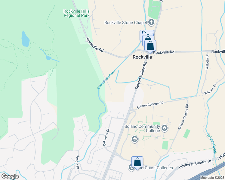 map of restaurants, bars, coffee shops, grocery stores, and more near 4084 Oakwood Drive in Fairfield