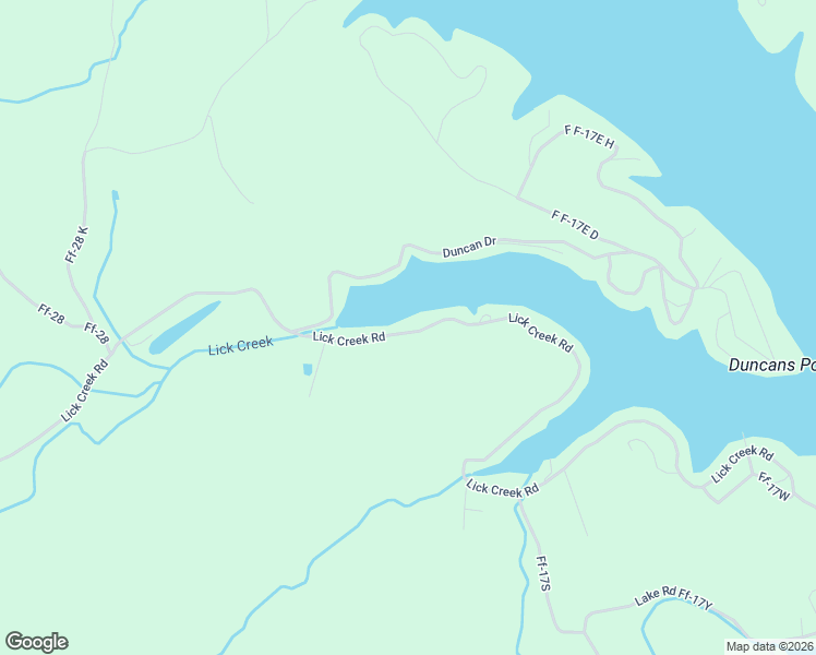 map of restaurants, bars, coffee shops, grocery stores, and more near Lick Creek Road in Edwards