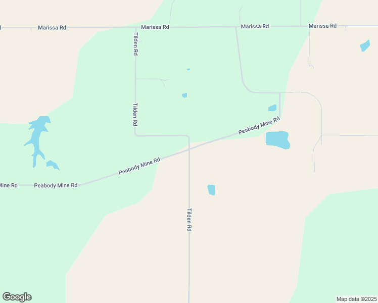 map of restaurants, bars, coffee shops, grocery stores, and more near 1438 Tilden Road in Marissa