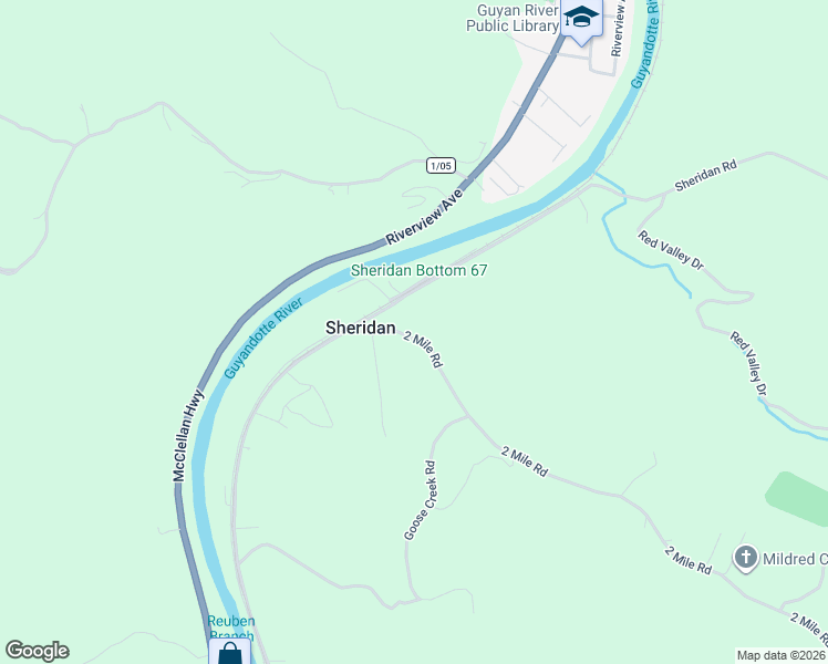 map of restaurants, bars, coffee shops, grocery stores, and more near 30 2 Mile Road in Branchland