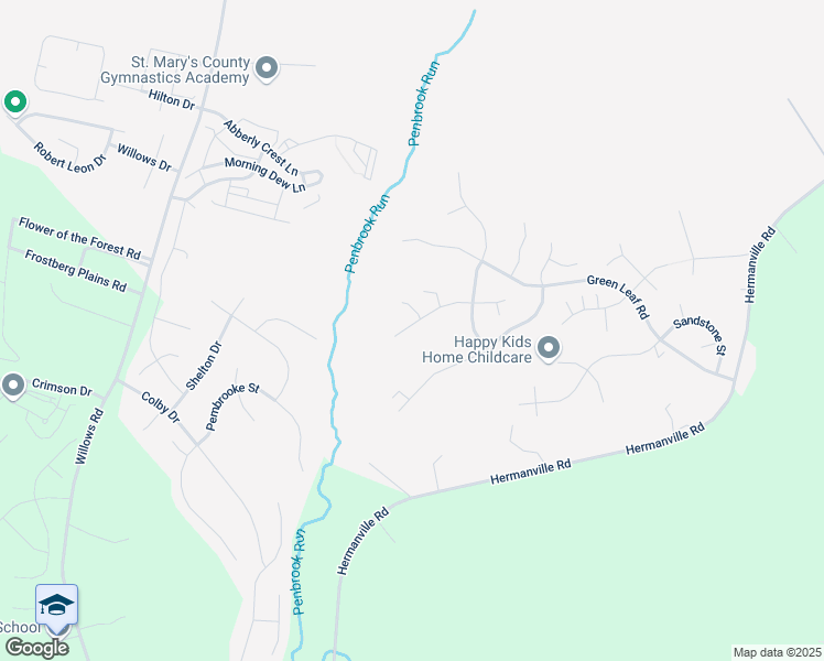 map of restaurants, bars, coffee shops, grocery stores, and more near 47089 Sorrel Drive in Lexington Park