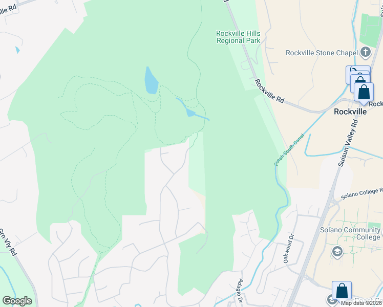 map of restaurants, bars, coffee shops, grocery stores, and more near 746 Bridle Ridge Court in Fairfield