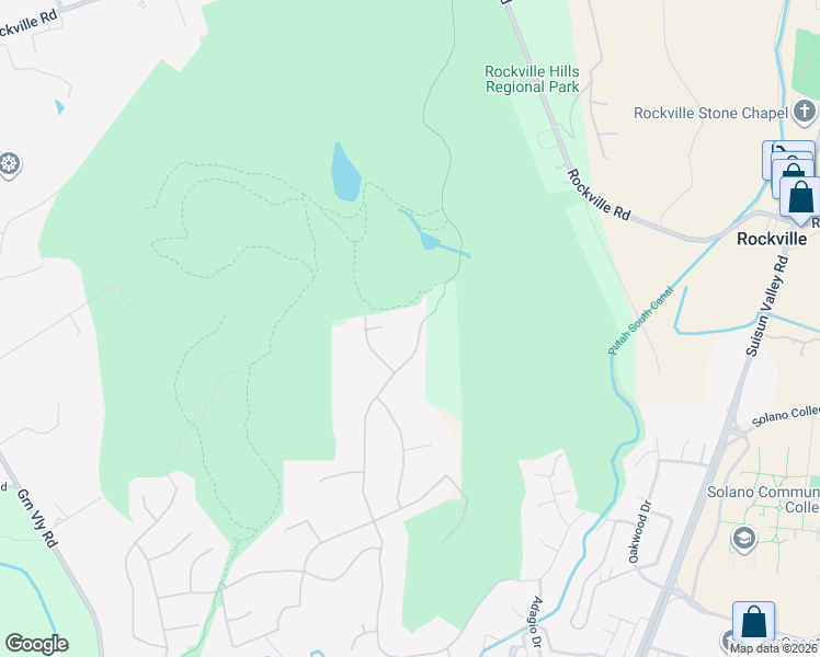 map of restaurants, bars, coffee shops, grocery stores, and more near 747 Bridle Ridge Court in Fairfield