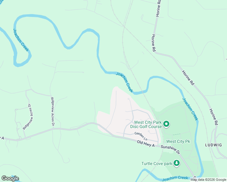 map of restaurants, bars, coffee shops, grocery stores, and more near 131 Blue Ridge Trce in Festus